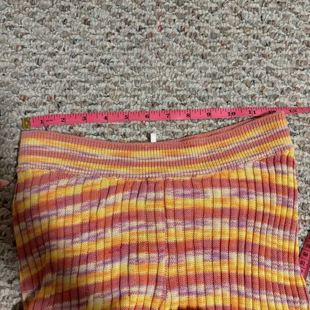 Free People Aquarius Knot Crochet Sweater Shorts- Size Small